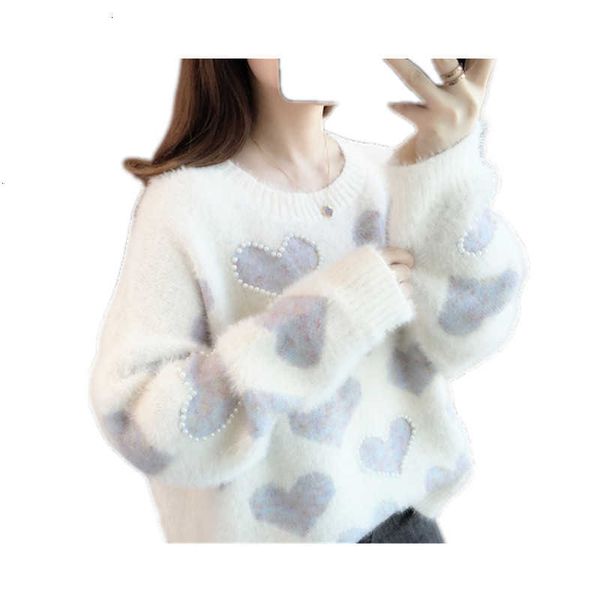 

women's sweaters autumn and winter mink i see knitted shirt women's tights nightgown h 57q2, White;black