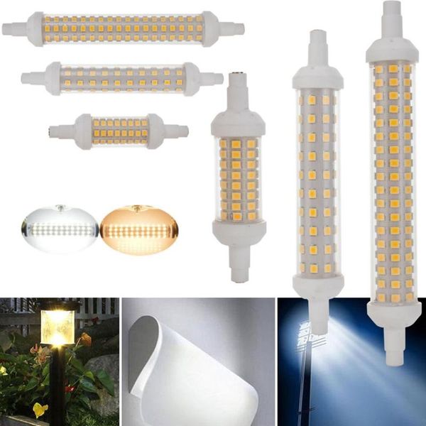 

bulbs dimmable r7s led lamp 10w 15w 20w smd 2835 78mm j78 118mm j118 135mm j135 light bulb 220v replace halogen lamps
