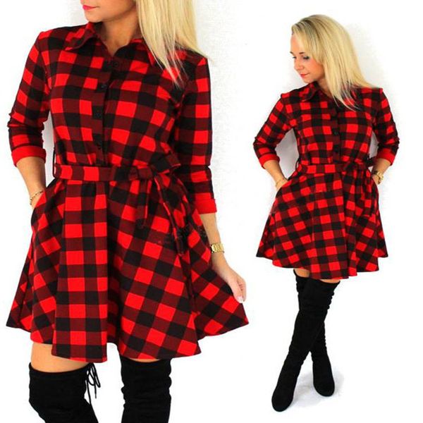 

fall black and white plaid 3 / 4 sleeve bandage shirt s, Black;gray