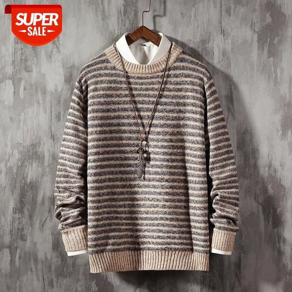 

men's sweaters spring autumn winter clothes 2021 pull oversize -4xl 5xl korea style casual standard pullovers #cx5i, White;black