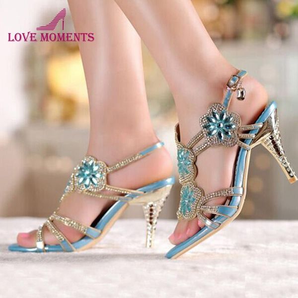 

dress shoes middle high heel summer sandals beaded rhinestone open toe lady bridesmaid cool elegant bridal wedding, Black