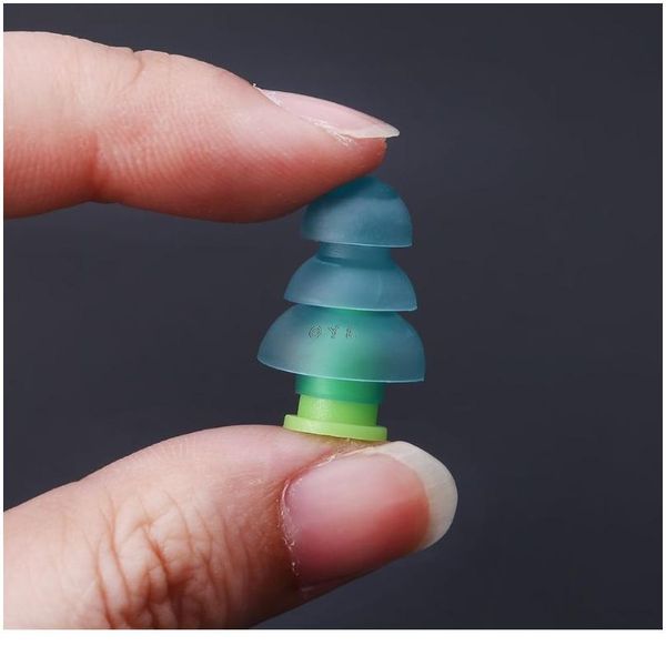 

1 pair sile earplugs noise cancelling reusable ear plugs hearing protection newes jlljtp