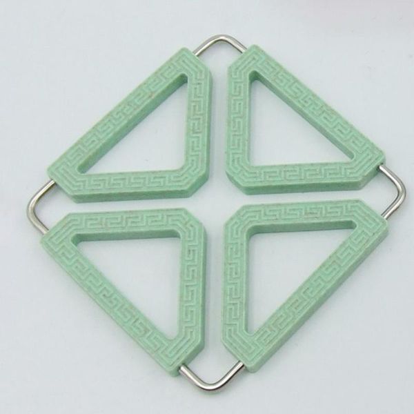 

table runner folding non-slip heat resistant mat anti- insulation dinner pad plastic pot dish bowl placemat kitchen accessories