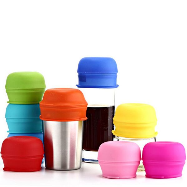 

durable safty smart design soft silicone straw cover lids for babytumble covers for cup