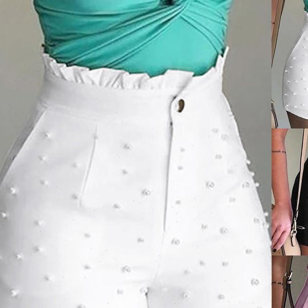 

2021 new shorts women new fashion shorts summer woman korte broek spodenki damskie pantalones cortos short feminino szorty, White;black