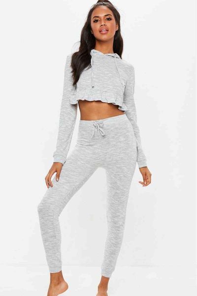 

women's panties imoda gray hooded tracksuit suit imd-ms4034, Black;pink