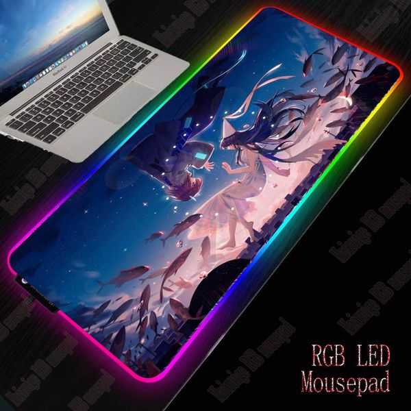 

mouse pads & wrist rests beautiful couple anime extra large gaming pad computer anti-slip natural rubber mat for home /office