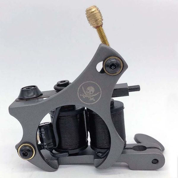 

10 wrap coils hand-assembled tattoo machine gun for liner shader cast-iron tattoo machines for tattoo supplies