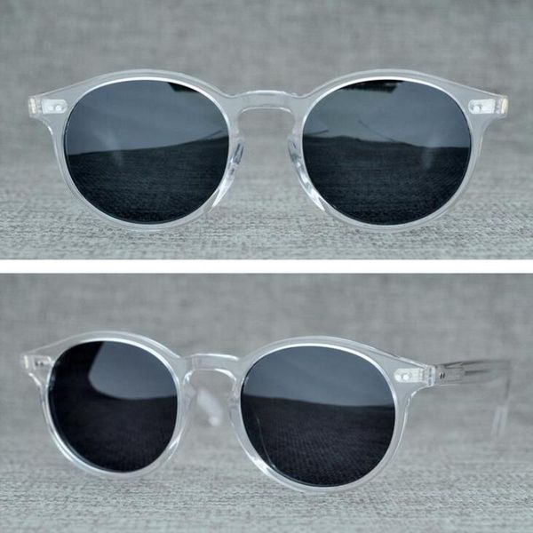 

new brand coating oliver round sunglasses eyewear retro men women eyeglasses glasses vintage mirrored sunglasses uv400 designer okdlh, White;black