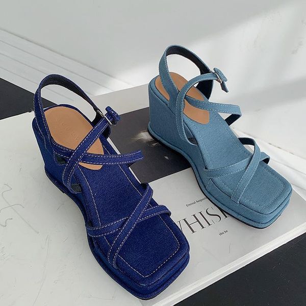 

dress shoes women sandals 2021 fashion wedges platform high heels pumps shoe casual outside for high-heeled, Black