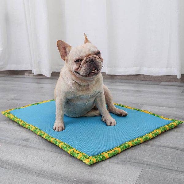

kennels & pens home foldable memory foam dog cooling mat pet supplies heat relief non slip sleeping portable soft outdoor spring summer indo