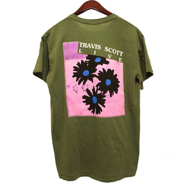 

2021 new festival executar flor t camisa das mulheres dos homens de alta qualidade 3d impresso kanye travis scott astroworld 3vwh, White