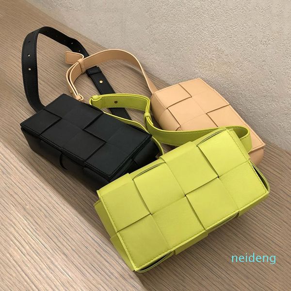 pelle di vacchetta inclinata su una borsa da sera da donna monospalla designer di lusso Borse a cuscino intrecciate alla moda 2021