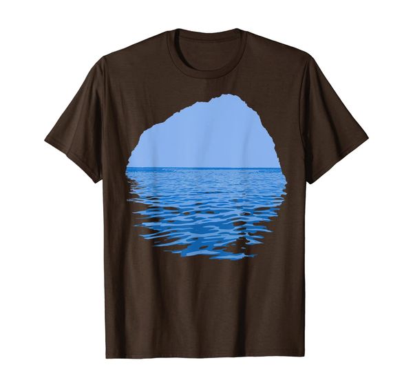 

sea-trough funny holiday t-shirt gift, White;black