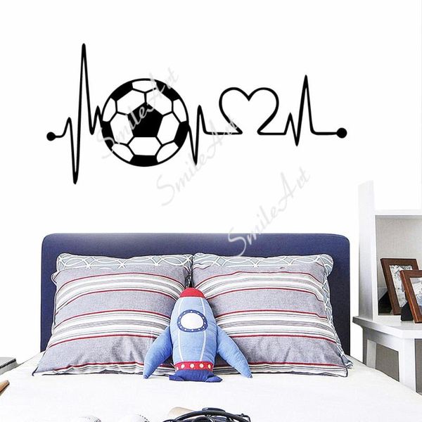 

wall stickers football sticker pvc art paper for kids rooms decoration mural decal