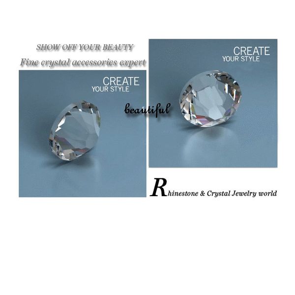 Свободные бриллианты блестящие кристаллические прозрачные стразы.