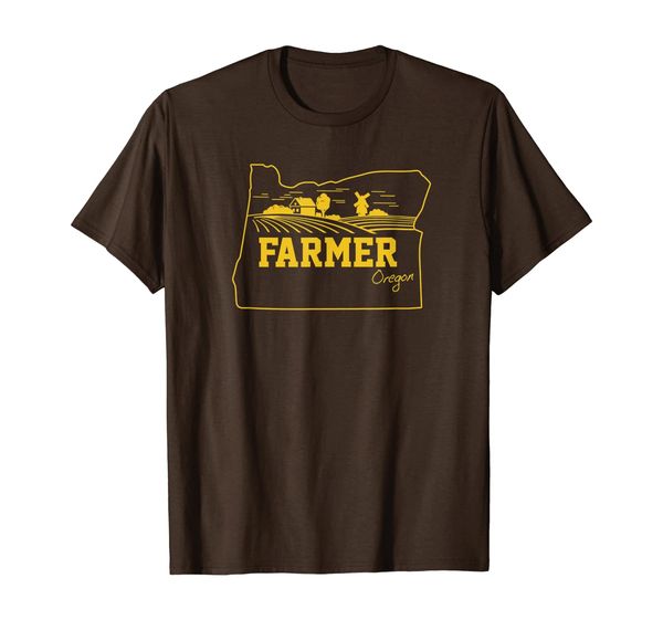 

oregon farmer t-shirt farmers-day oct-12, White;black