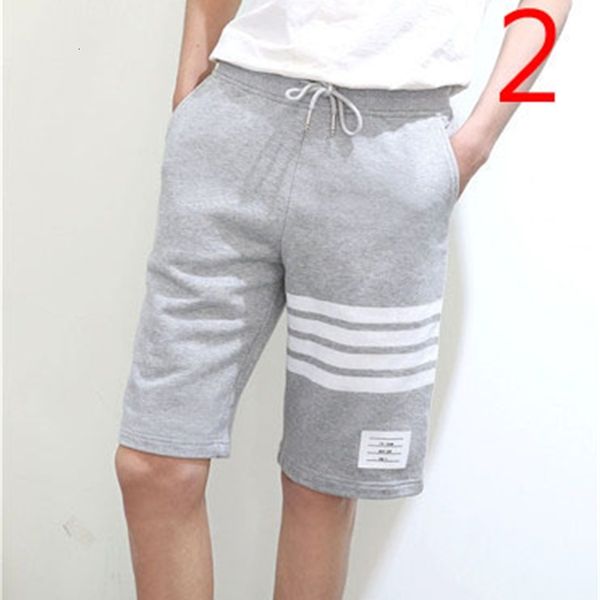 

2021 new men's solid color casual korean beach trend five summer pants q4h1, White;black