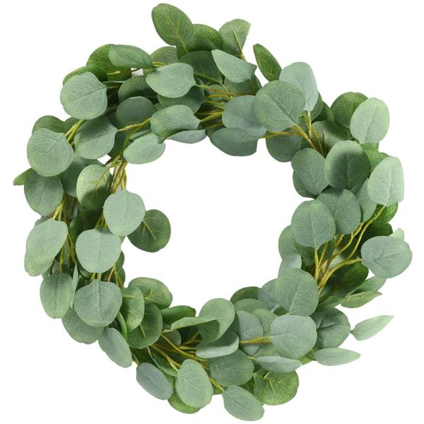 

2m artificial plants green eucalyptus garland leaves vine faux vines ivy wreath wall decor wedding decoration outdoor hanging