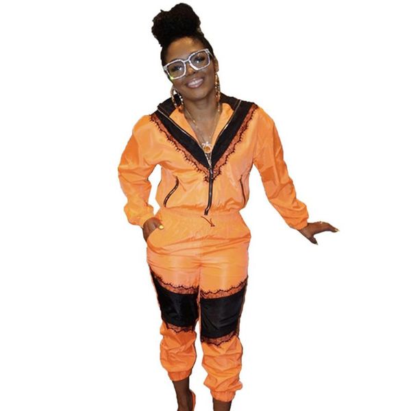 

two piece dress front pocket women set fall winter long sleeve 2 pieces outfits patchwork casual lb9207, White