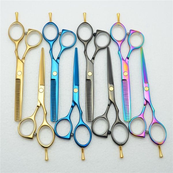 

hair scissors 1014c 5.5'' 16cm customized logo hairdressing jp 440c 62hrc barbers cutting thinning shears