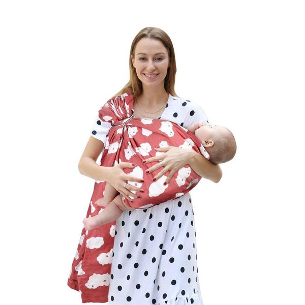 

carriers, slings & backpacks baby sling fabric ring carrier soft infant wrap for borns shower gift girls boys straps travel accessories
