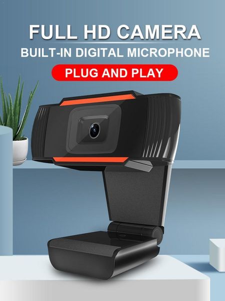 

webcams mini computer camera hd portable convenient webcam with microphone for video conference live broadcast accessories