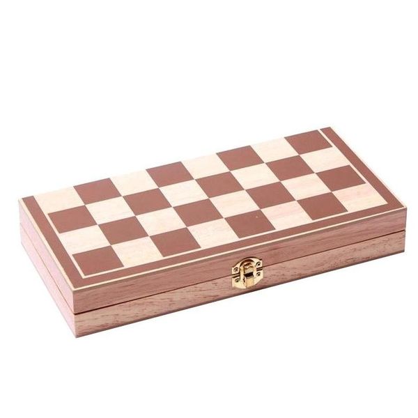 

wooden chess 30*30 folding puzzle board jllram ladyshome