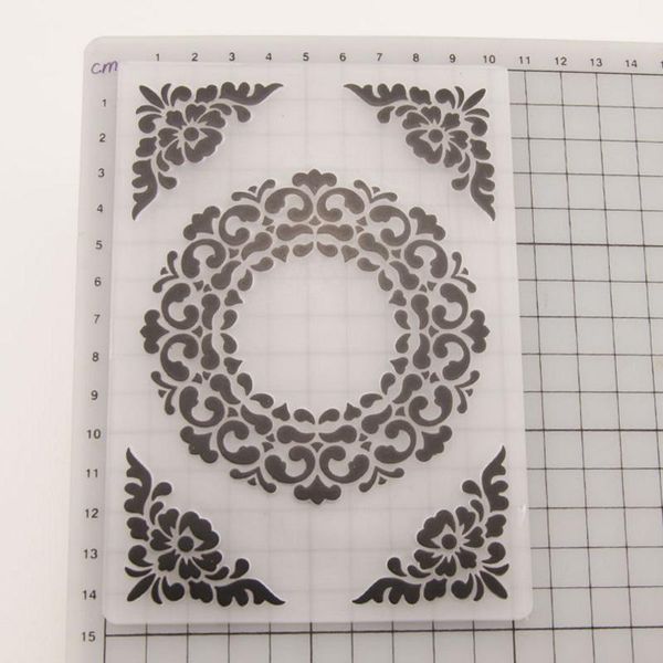 

craft tools 1pcs embossing folder diy po plastic template scrapbooking stencils making paper cards wedding decoration