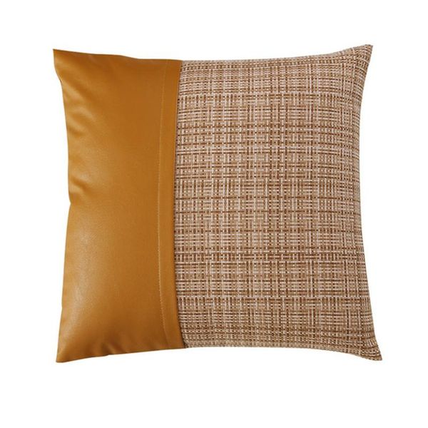 

cushion/decorative pillow simple grid 30x50 cushion cover trim case set leather sofa 45x45cm decorative