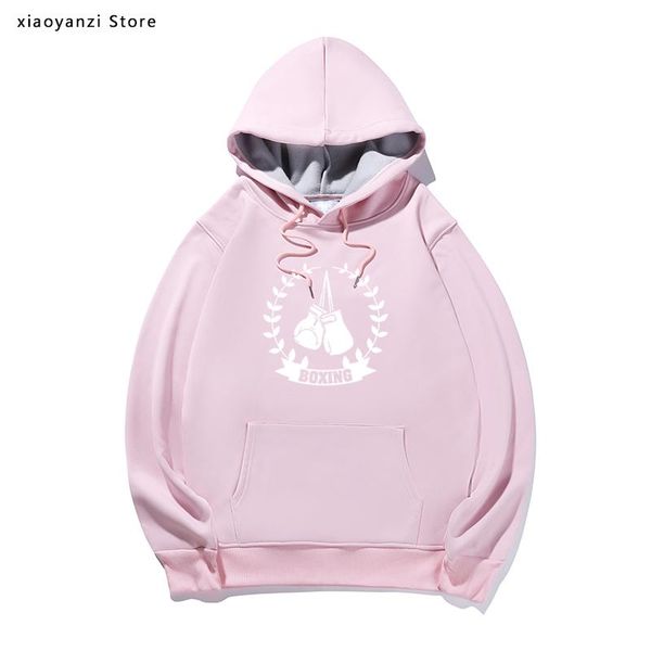 

women's hoodies & sweatshirts bangkok boxing hoodie fighting martial arts muay thai women men homme cotton gloves print pullovers, Black