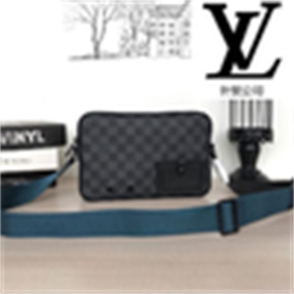 

n44163 black grid leather messenger bag women handbags iconic bags handles shoulder bags totes cross body bag clutches evening, Blue;pink