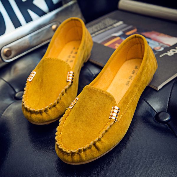 

plus size women flats shoes 2019 loafers candy color slip on flat shoes ballet flats comfortable ladies shoe zapatos mujer 2020