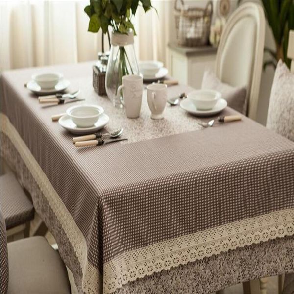 

158 cotton polyester red plaid tablecloth cover pad coffee mat natural cup dinning decorate blanket antependiu