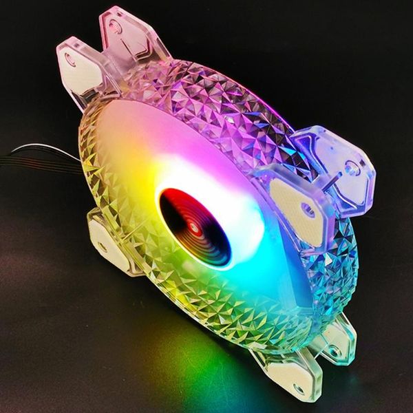 

coolmoon 12cm 4pin 12v cooling fan deskchassis cpu pwm argb aura cooler l41e