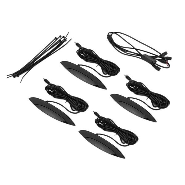 

car headlights 4 pcs automobile truck vehicles bright wheel eyebrow shape lamp led lights decorative warning