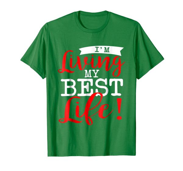 

i'm living my life t-shirt motivational gifts, White;black