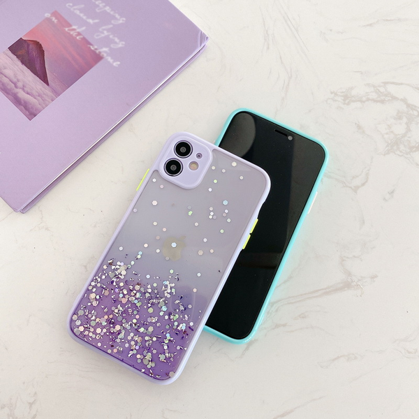 

lx brand luxury glitter dream pink sequin soft bling phone case for iphone 13 12 11 pro max xs xr 7 8 plus se shockproof clear tpu cover