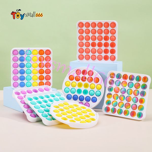 

push bubble board decompression toys reliver stress antistress toys child simple dimple kawaii sensory toy gifts