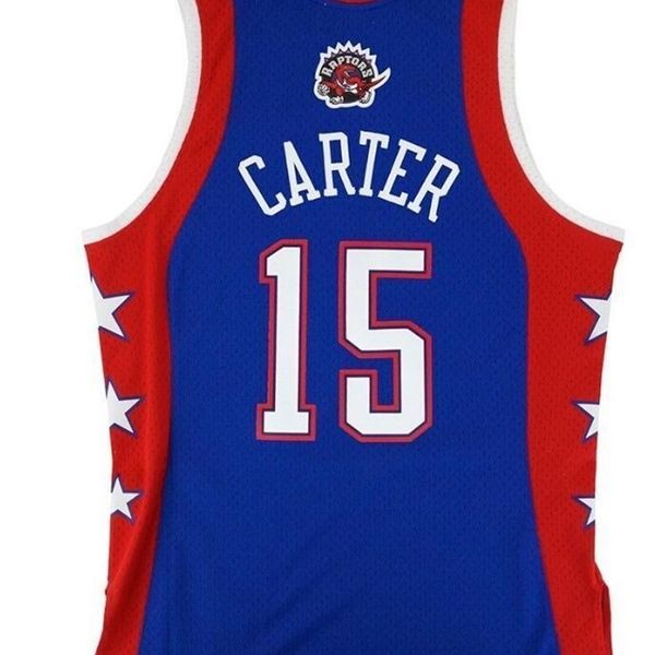 

custom 740 youth women vince carter 2004 basketball jersey size s-6xl, Black