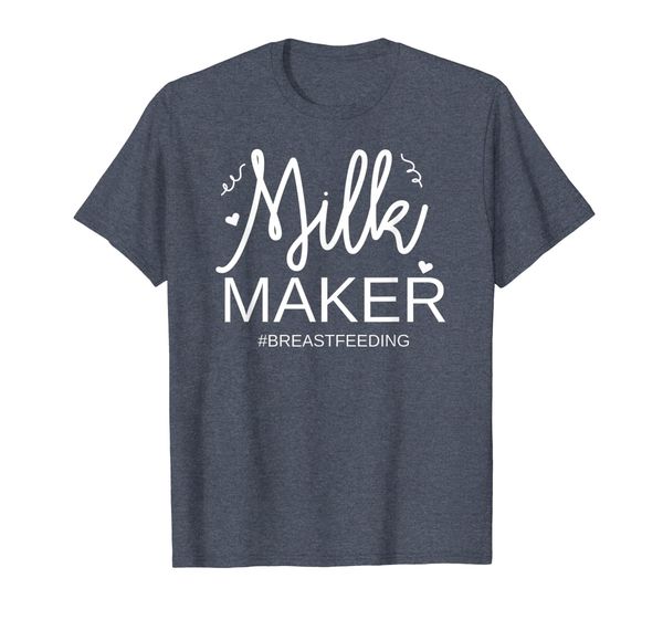 

funny milk maker breastfeeding t shirt mom motherhood tee t-shirt, White;black