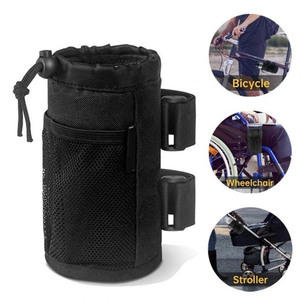 

water bottles & cages bicycle bottle bag stroller wheelchair bike baby cart cup holder waterproof drink pouch