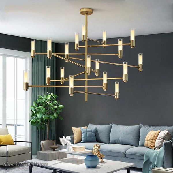 

pendant lamps meteor chandeliers lights post modern luxury living room bedroom hanging lamp nordic villa adjust rotation fixtures decoration
