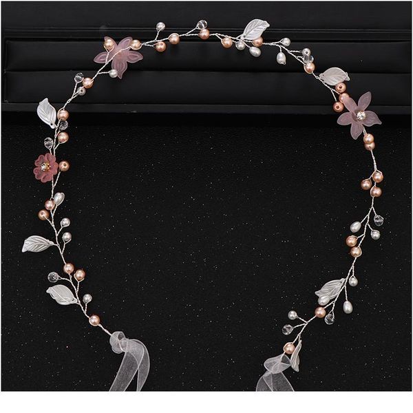 

new wedding hair accessories bride pearl head band gold head band bride flower hair accessories princess head band handm qylcpp, Silver