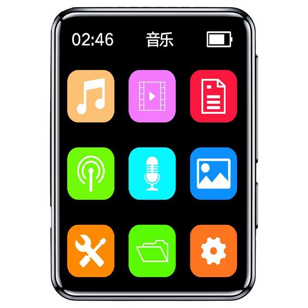 

& mp4 players yescool bluetooth lossless mp3 player touch screen hifi portable audio walkman with fm radio voice recorder music