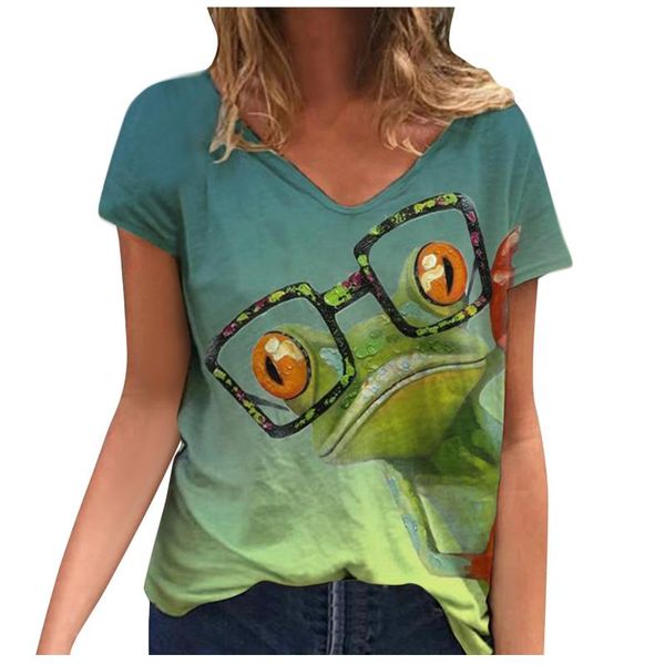 

women's t-shirt 2021 fashion women t shirt harajuku streetwear v neck femme summer short sleeve tshirt tee female, White