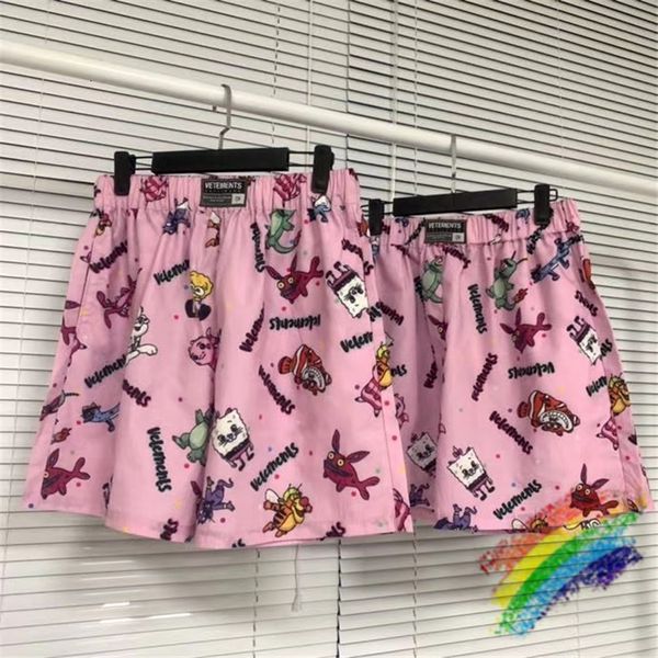 

2021 new ss cales das mulheres homens 1:1 melhor qualidade vetements shorts dos desenhos animados colorido bpdb, White;black