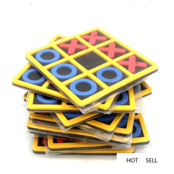 Interazione genitore-figlio Gioco da tavolo per il tempo libero Scacchi OX Divertente Sviluppo di giocattoli educativi intelligenti Puzzle Gioco Regalo per bambini