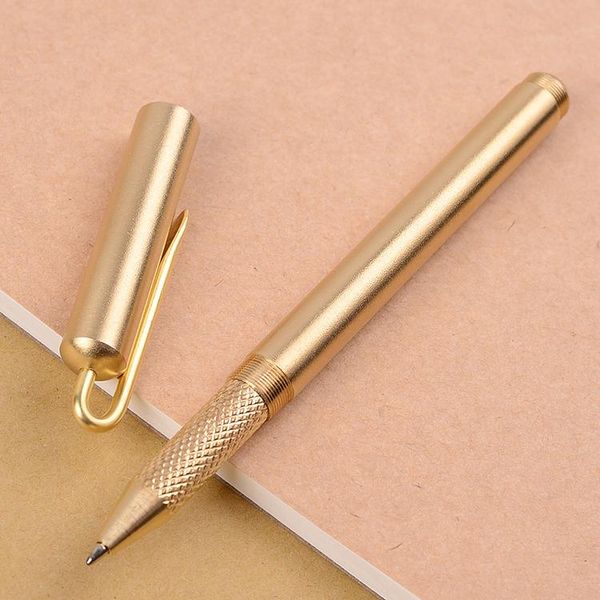 

gel pens vintage brass pen 0.5mm personality signing