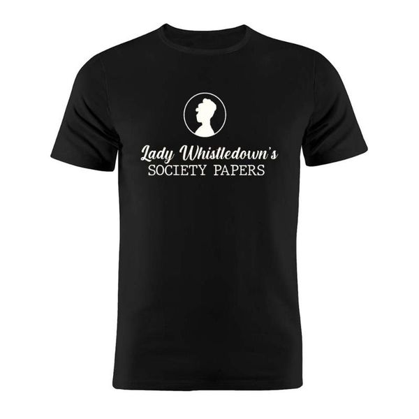 

men's t-shirts 100% cotton t shirt bridgerton lady whistledown tee, White;black